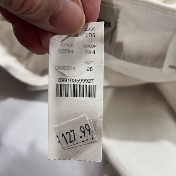 J. Crew 9" mid-rise toothpick jean in white size 28 NWT - flawed - Picture 13 of 16